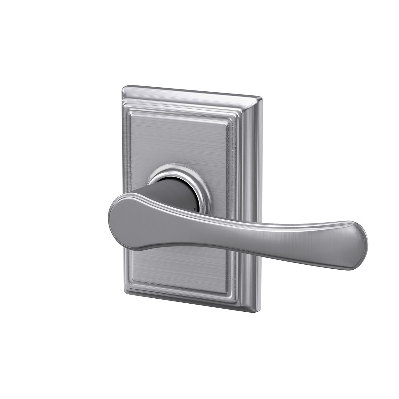 Avila Lever Hall & Closet Lock with Addison Trim