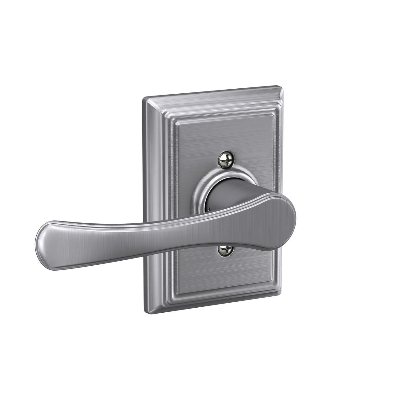 Avila Lever Hall & Closet Lock with Addison Trim