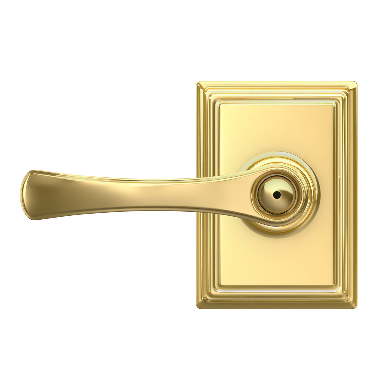 Avila Lever Bed & Bath Lock with Addison Trim