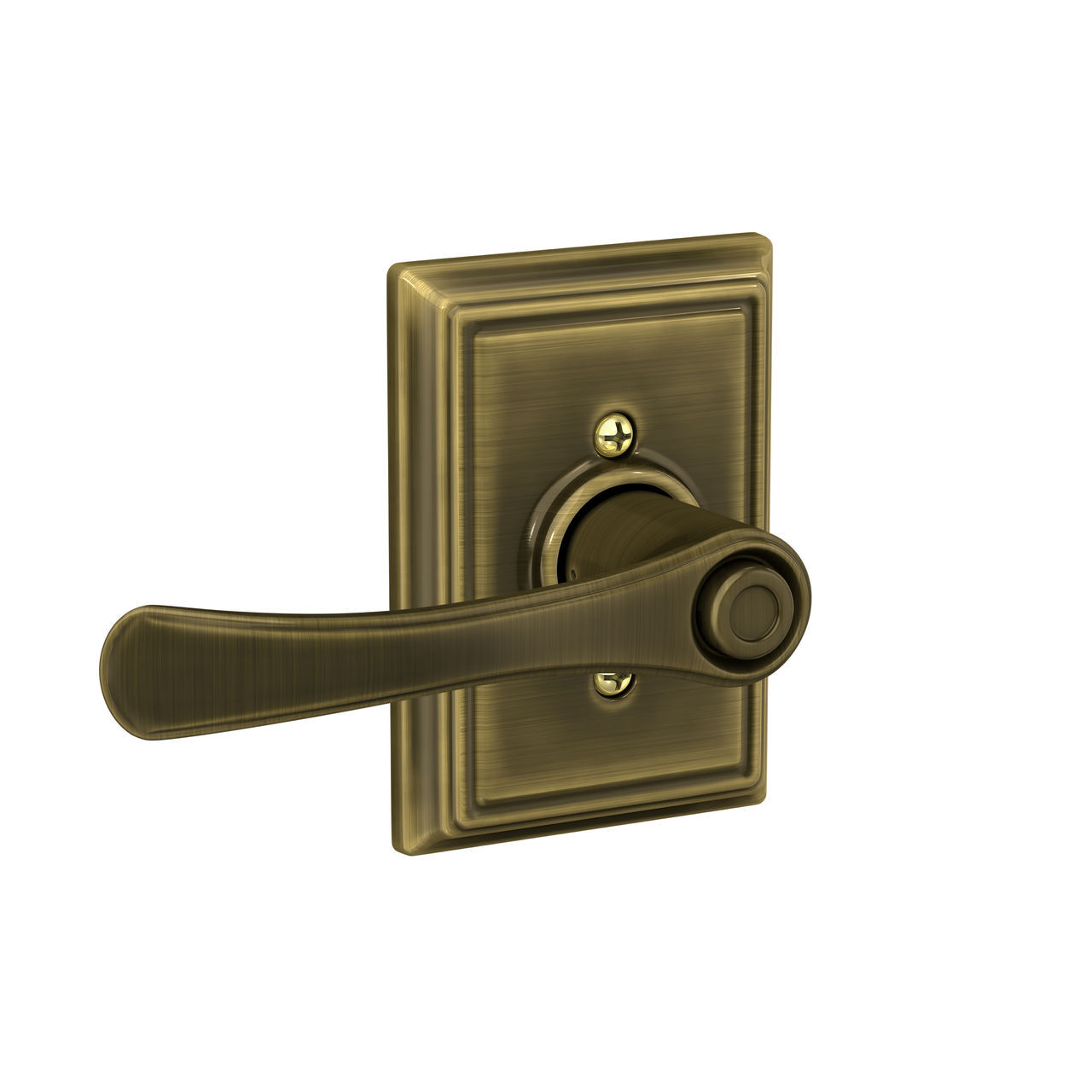 Avila Lever Bed & Bath Lock with Addison Trim