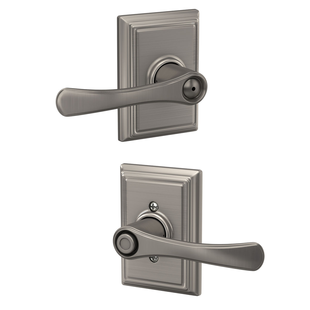 Avila Lever Bed & Bath Lock with Addison Trim