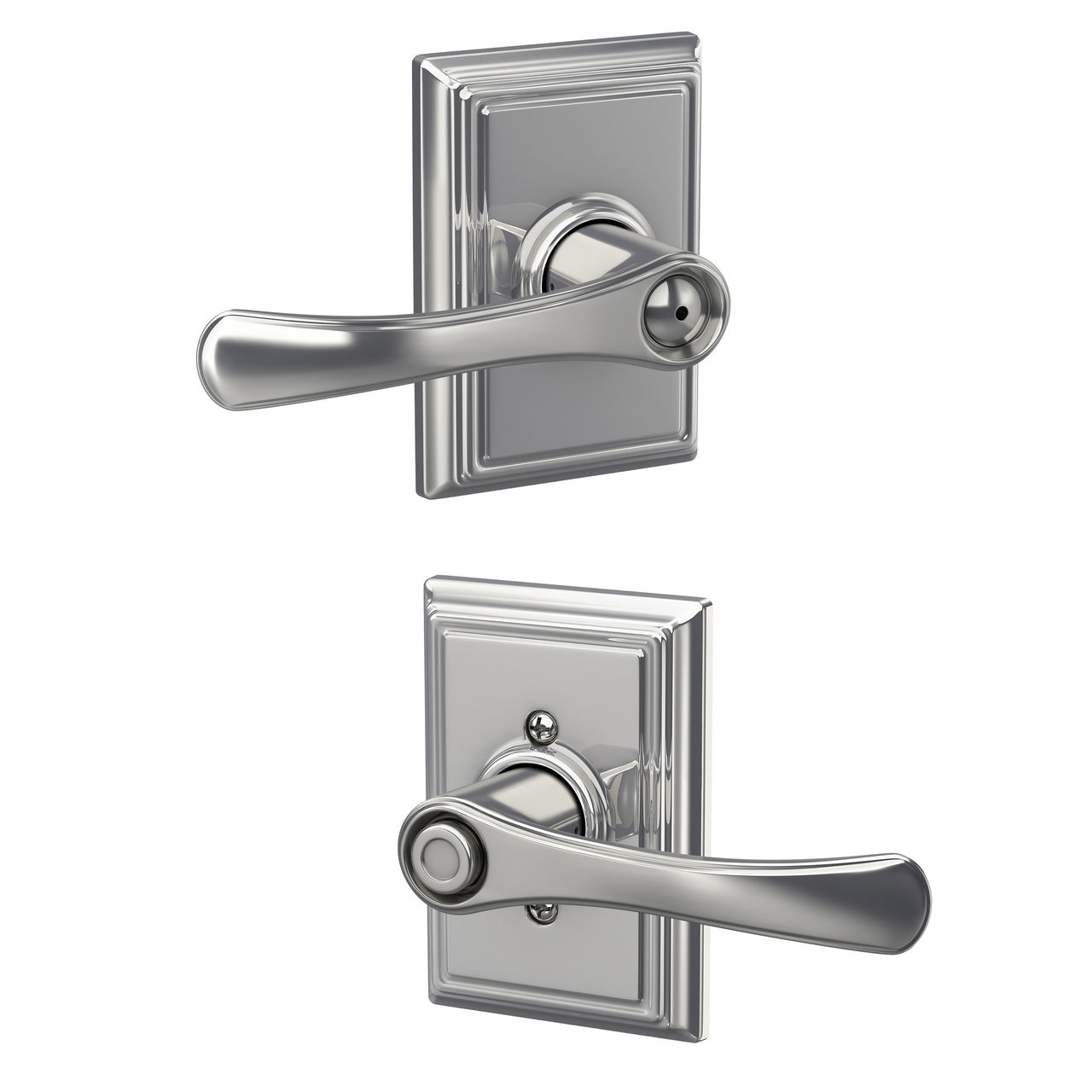 Avila Lever Bed & Bath Lock with Addison Trim