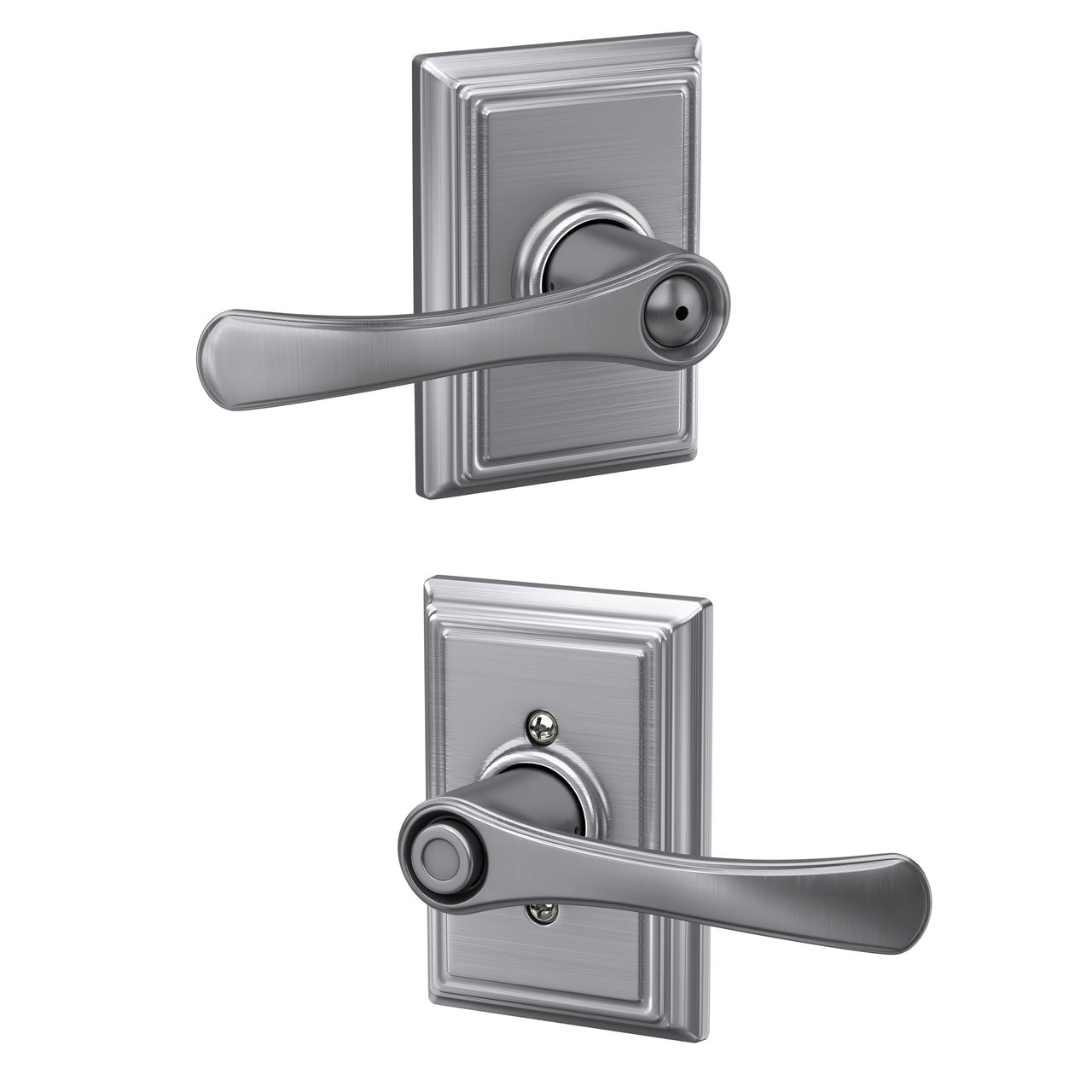 Avila Lever Bed & Bath Lock with Addison Trim