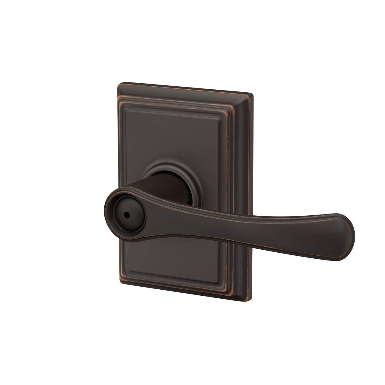Avila Lever Bed & Bath Lock with Addison Trim