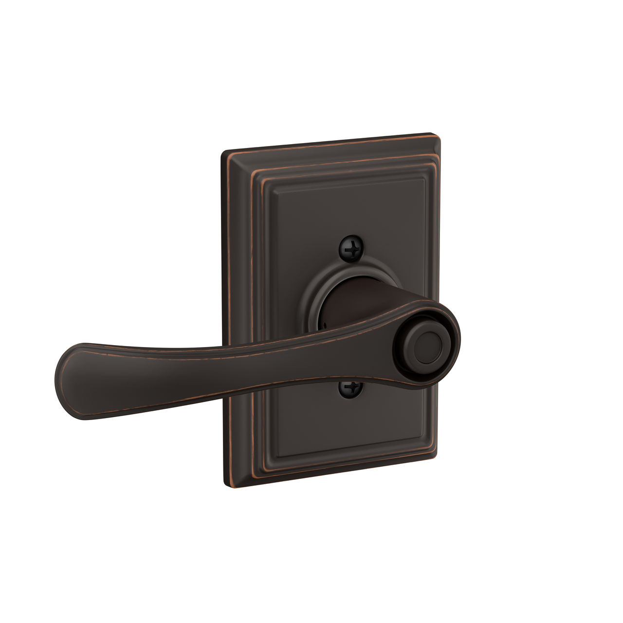 Avila Lever Bed & Bath Lock with Addison Trim