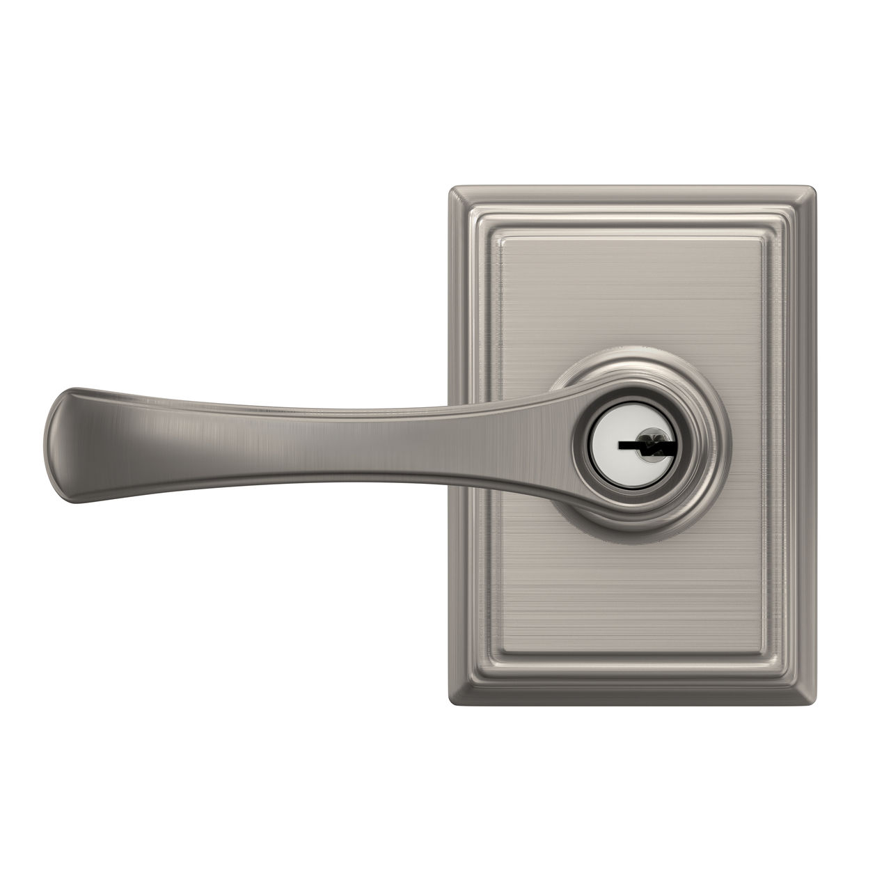 Avila Lever Keyed Entry Lock with Addison Trim