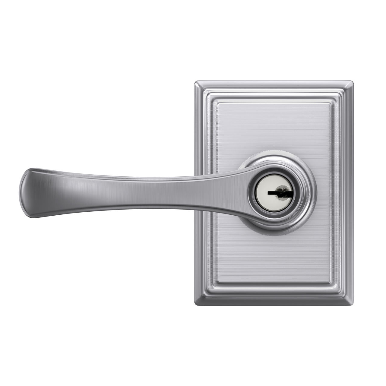 Avila Lever Keyed Entry Lock with Addison Trim
