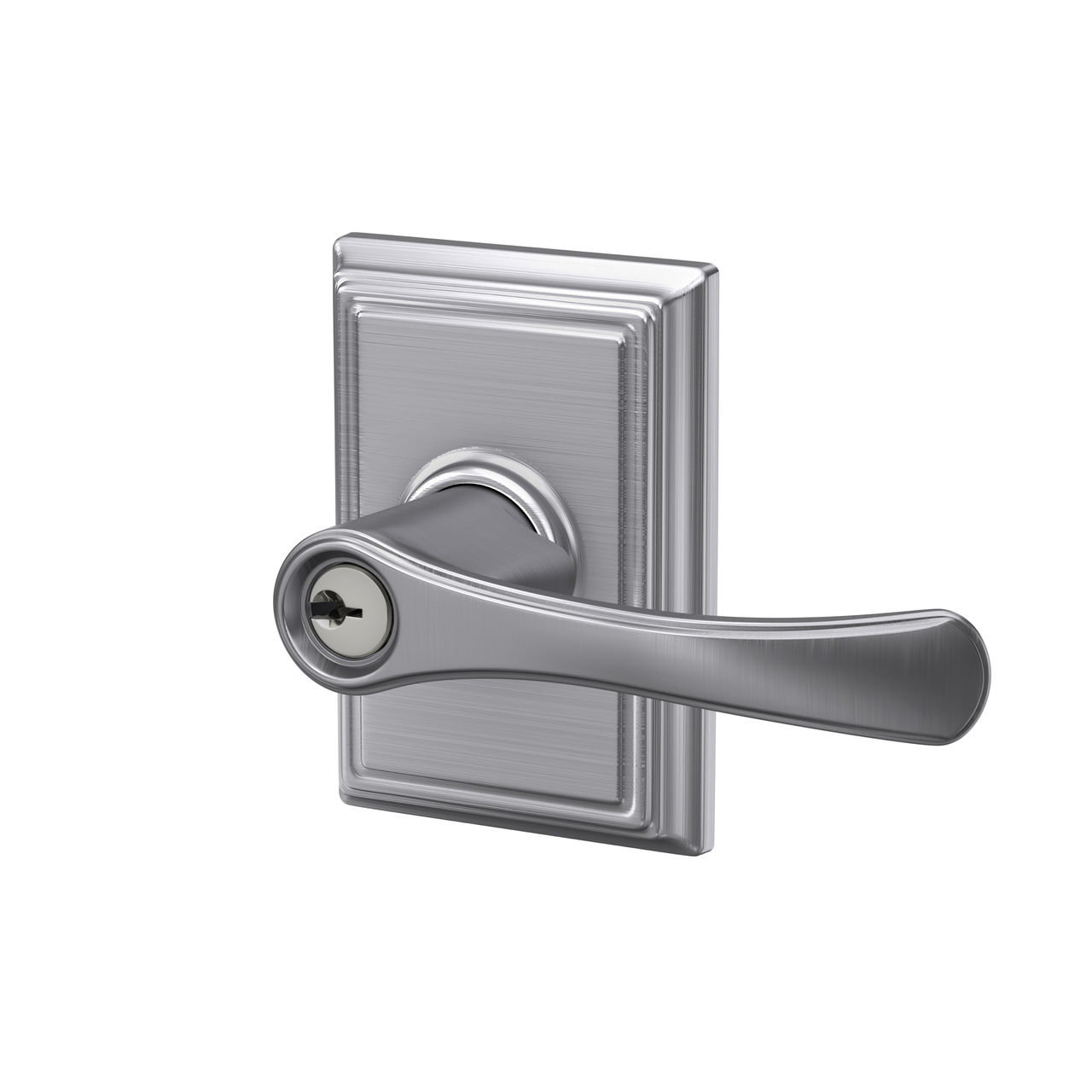 Avila Lever Keyed Entry Lock with Addison Trim