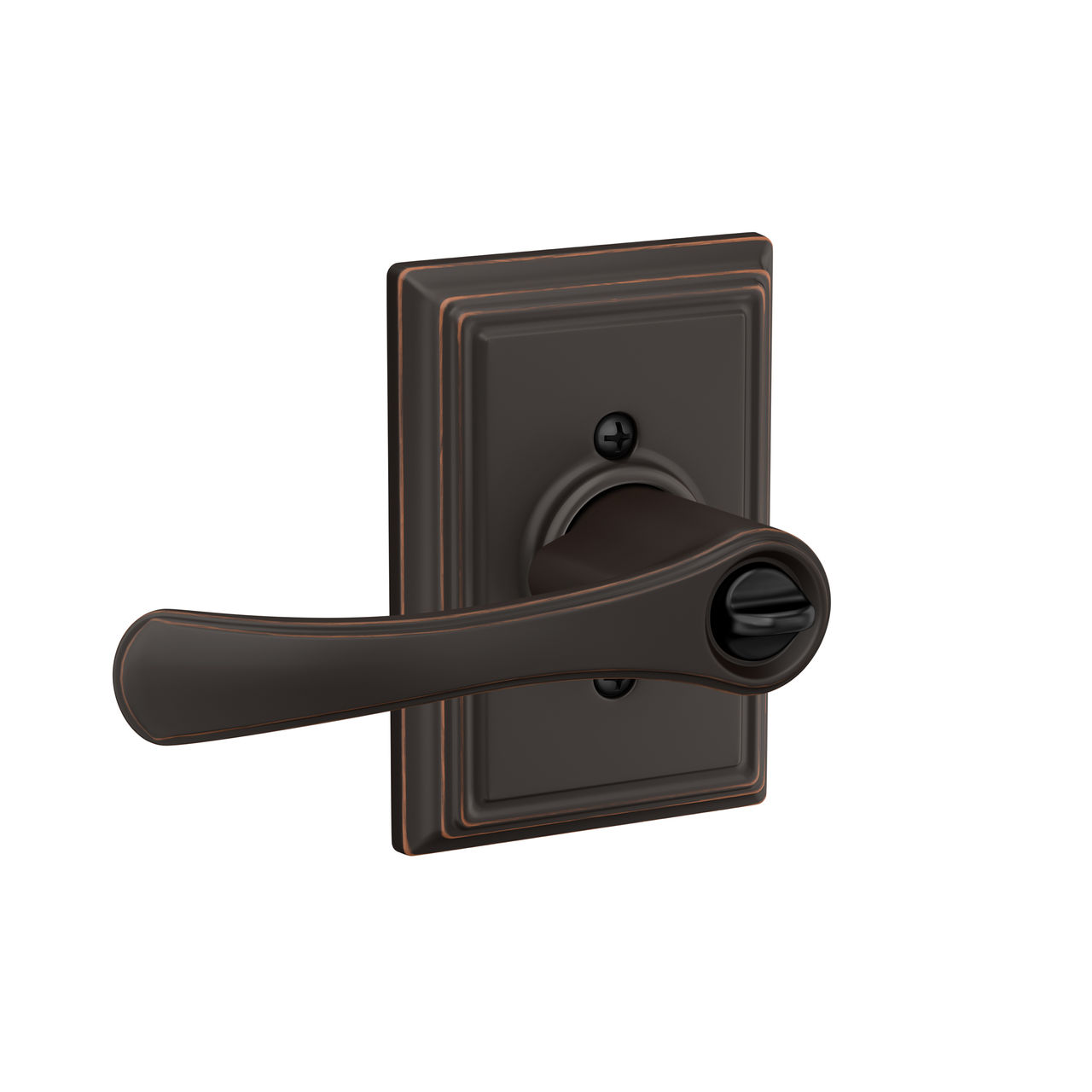 Avila Lever Keyed Entry Lock with Addison Trim