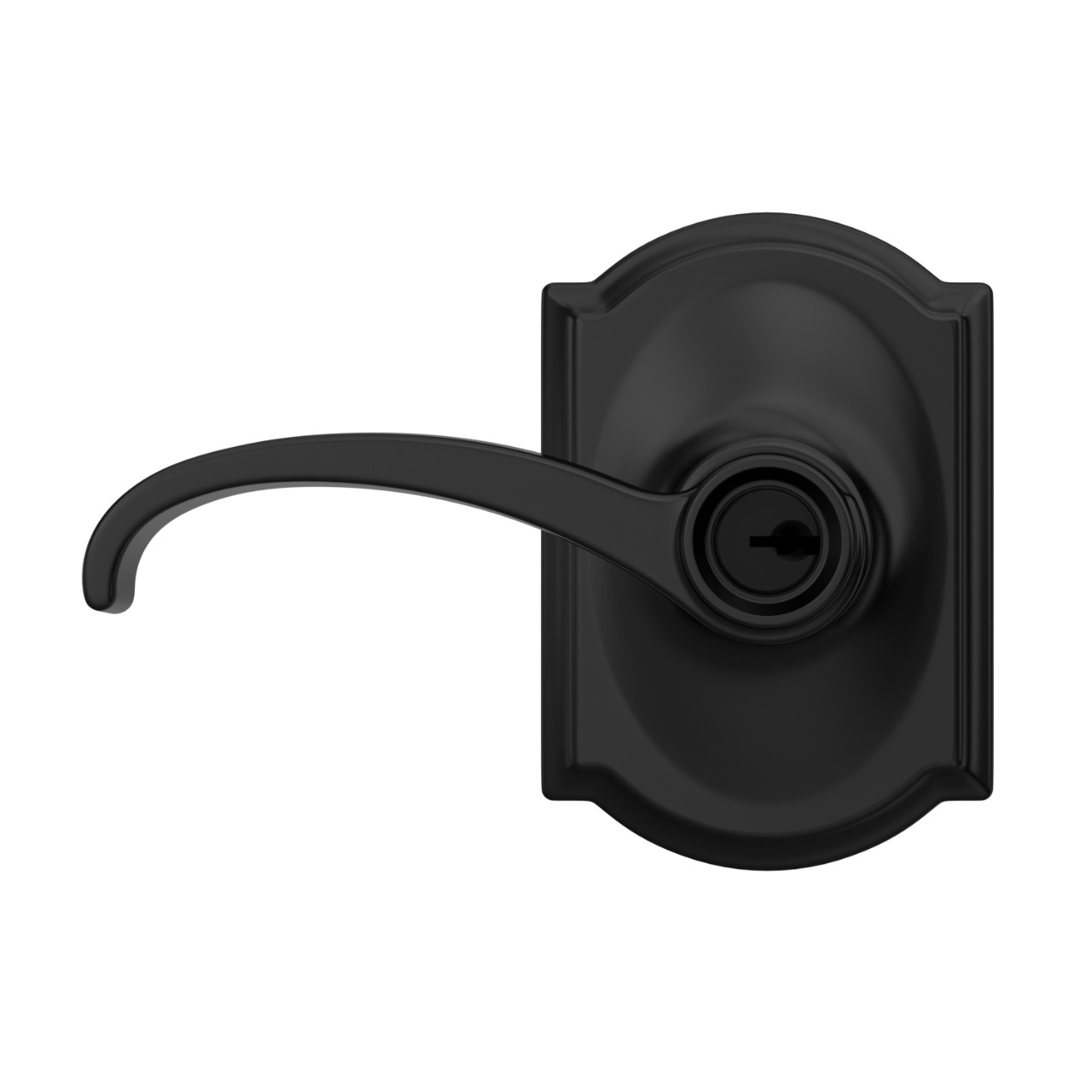 Whitney Lever Keyed Entry Lock with Camelot Trim